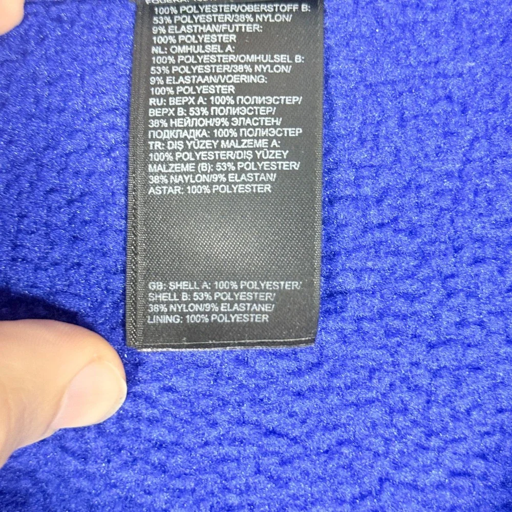 The North Face cold texture